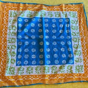 Vintage Vera Neumann Floral Patterned Scarf